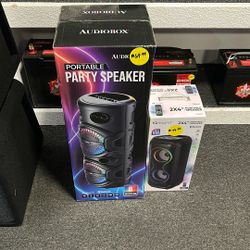 Audio Box & IQ Sound Portable Bluetooth Speakers On Sale 