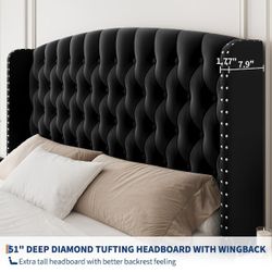 Queen bed frame velvet
