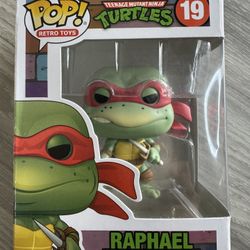 Funko POP! Raphael #19 TMNT Teenage Mutant Ninja Turtles Retro Toys Vinyl Figure
