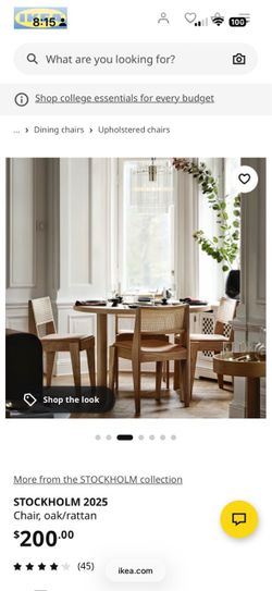 IKEA dining chairs x6