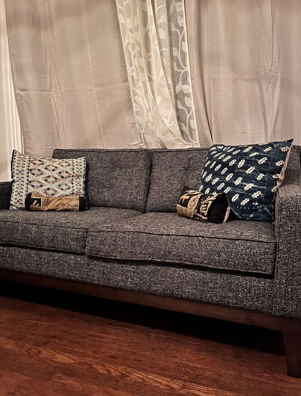 Blue Loveseat (sofa, Couch)