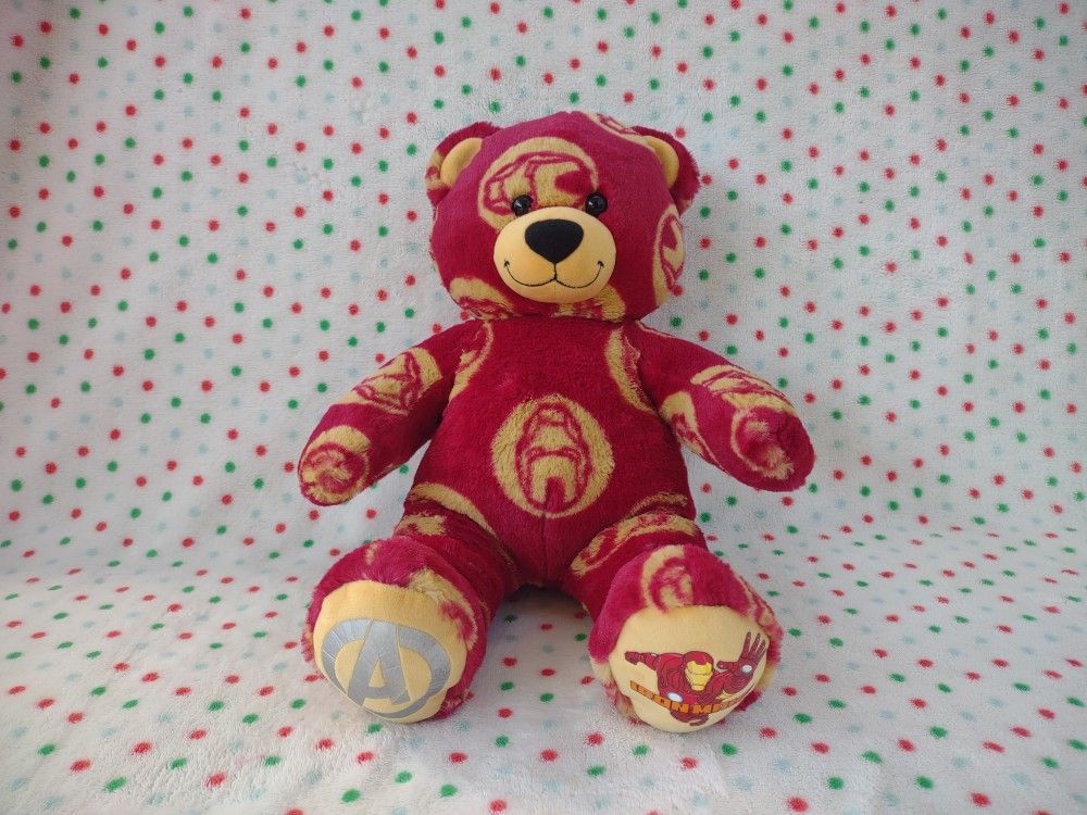 Build-A-Bear Marvel Avengers Iron Man Plush Teddy Bear