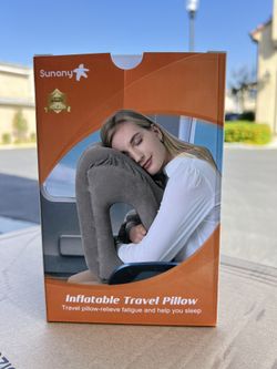 Inflatable Travel Or Nap In Office Pillow