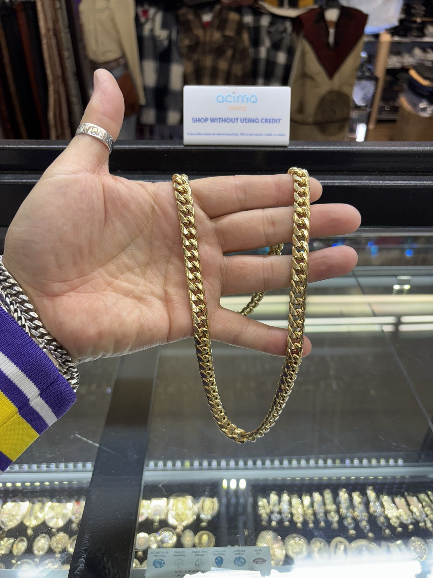 14k Miami Cuban Chain 📲 We Buy Gold & Silver