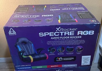(Best offer) Gaming rocker brand new black with speakers and led lights