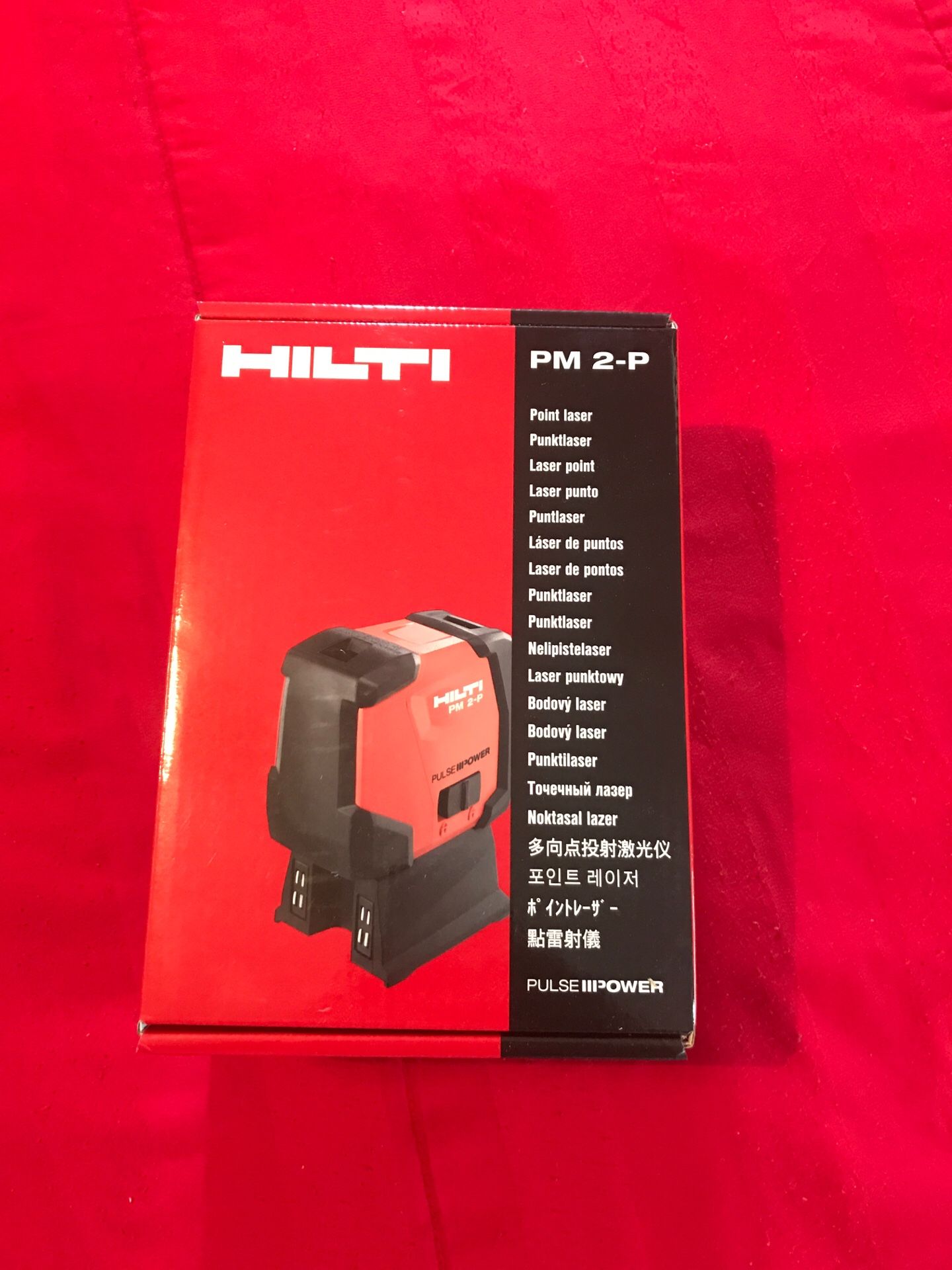 Hilti pm 2p point láser de punto