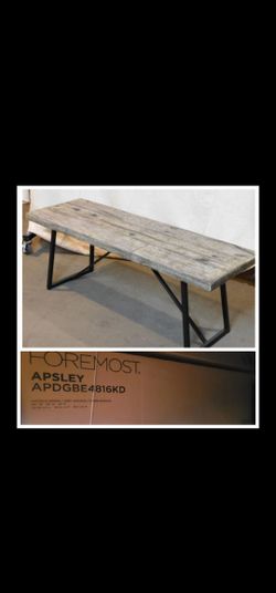 Bench Seat Outdoors New In Box !