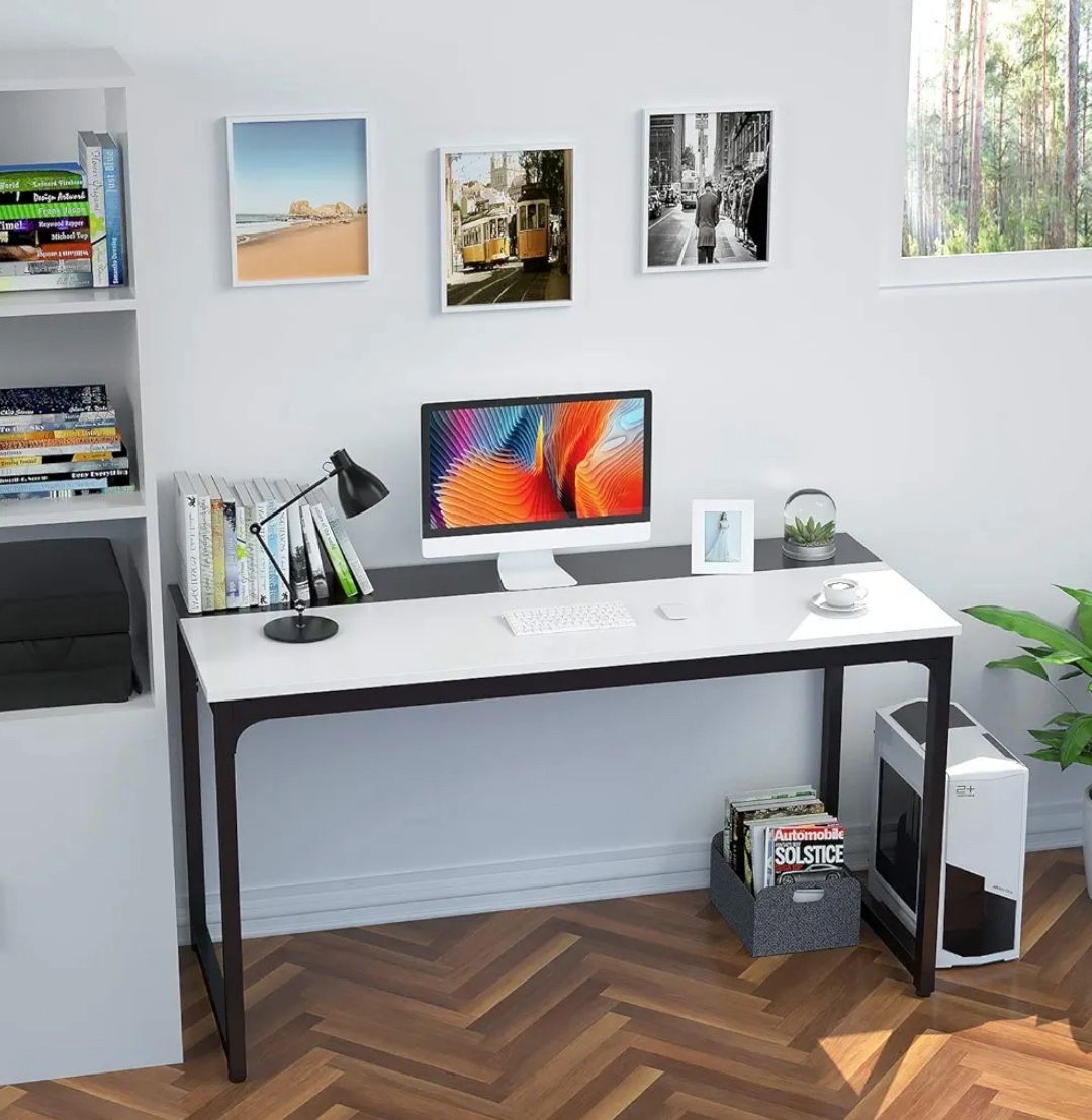 White Office Desk