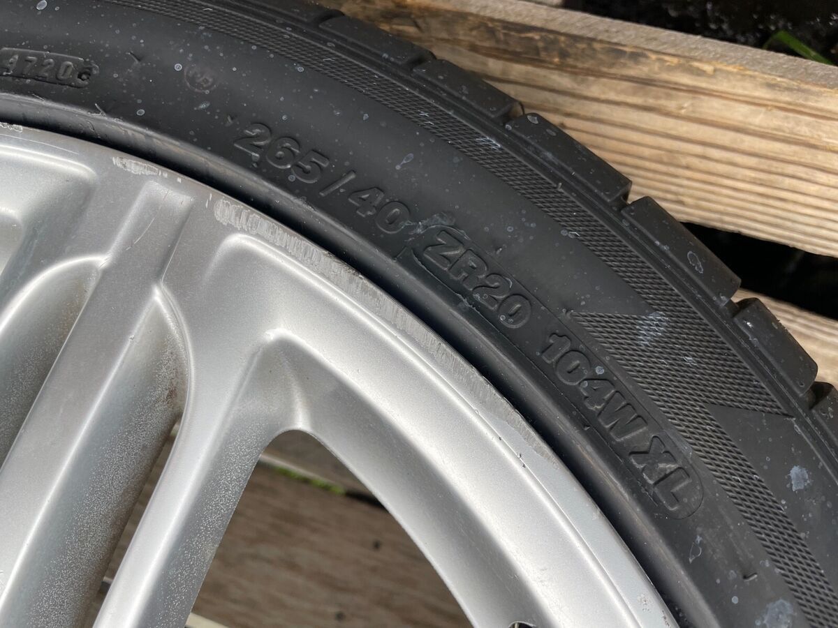 2011-2017 AUDI A7 A8 A8L S7 S8 FACTORY WHEEL RIM 9Jx20 + TIRE 265/40 R20 OEM - QOI0A1 Auto Parts