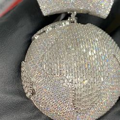 925 Moissanite Diamond Pendant 