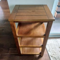 Wooden 4 Shelf Stand Including Top