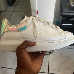 Alexander Mcqueen‘S,white and metallic,9.5
