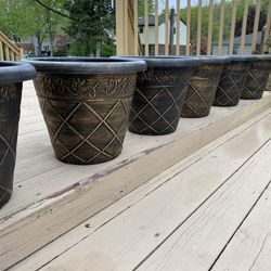 Very  Gorgeous 6  Pots  Plastic