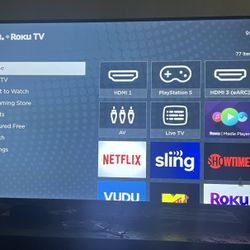 55’ Onn Roku 4k ultra high def smart tv. 