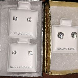 3 Sets Of Diamond Earrings For 1 Low Price!!