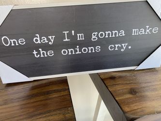 Brand new wall decor. 21”x9”