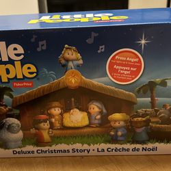 Fisher Price A Little People Deluxe Christmas Story Nativity Scene 
