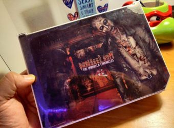 Resident Evil Themed Nintendo Wii (Turns On But Only Shows Black Screen) 