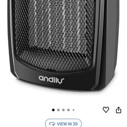 Andily Compact Portable Ceramic Space Heater 