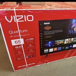 65. Tv. $55 Down On Financing For Delivery Six Month Warranty 65 Tv Viziom Series, Quantum Smart 4K Hdtv.