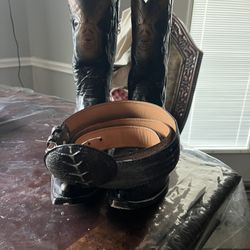 El General Boots Limited Edition  With Matching Belt