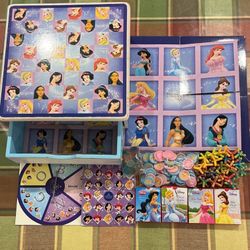 Princess Wood Box And Games