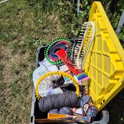 Knitting With Looms Plus Yarn