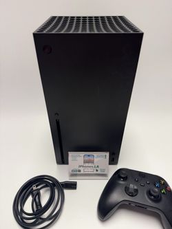 Xbox Series X Disc Edition 1TB Black w/ Controller & Power Cable Used Condition
