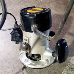 Vintage Heavy Duty Craftsman Router With Carrying Case In Good Working Condition