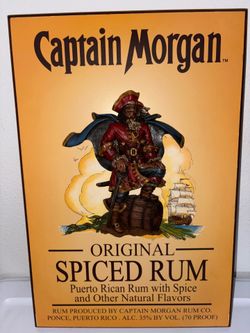 Captain Morgan 3D Wood Wall Art