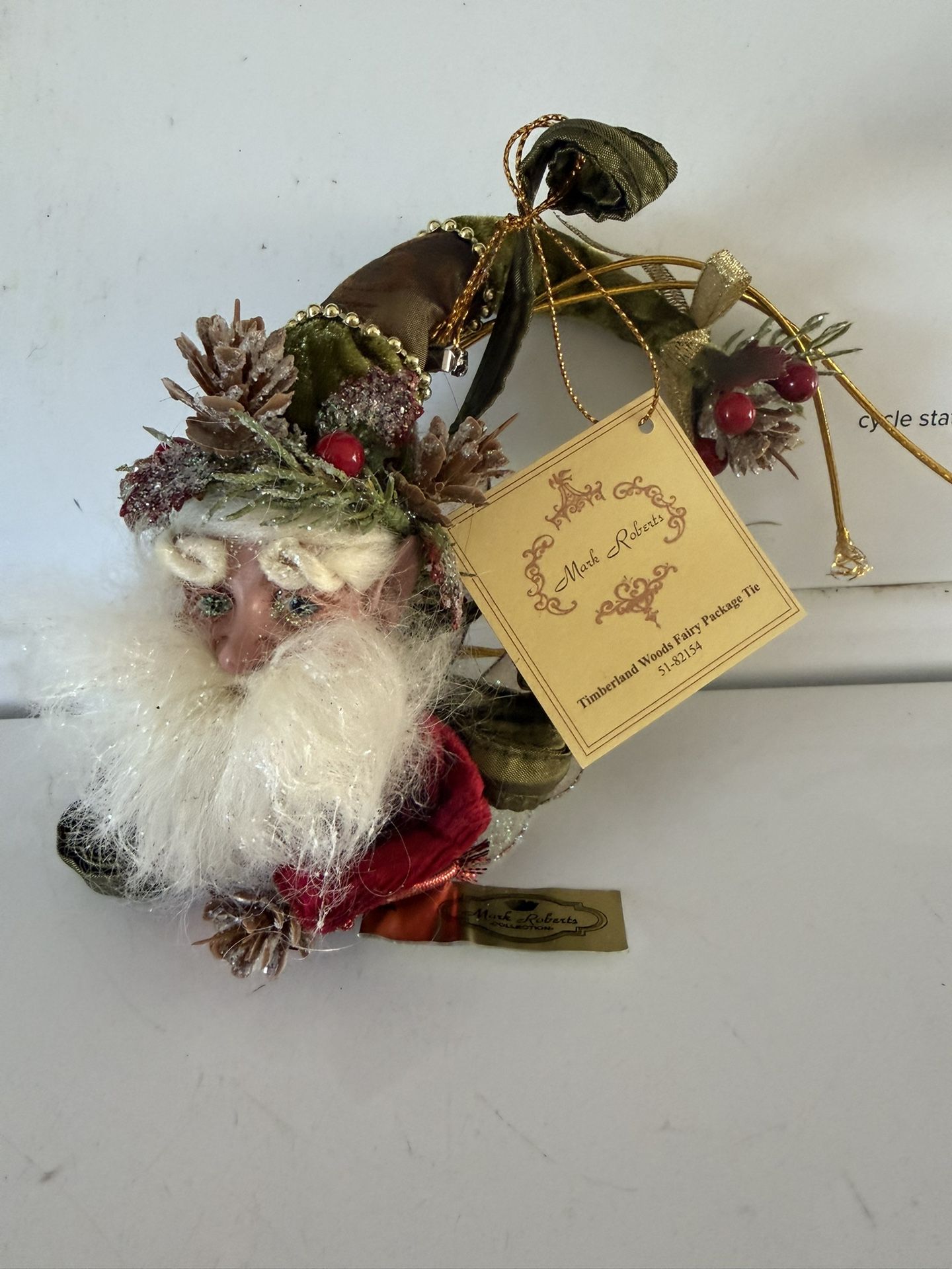 Mark Roberts Timberland Woods Fairy Ornament