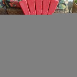 Red Kids Plastic Chair Patio Porch Deck Pool Make An Offer