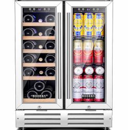 Bodega Cooler Dual Zone Wine and Beverage Fridge