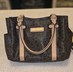 Calvin Klein monogram Satchel