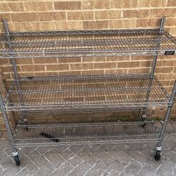 Heavy-Duty Metal Organizer Rack