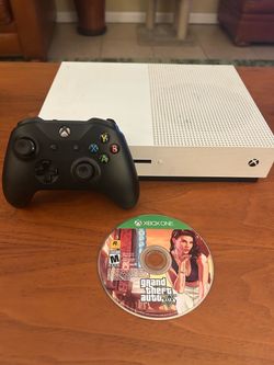 Xbox One S Console with Controller and GTA V