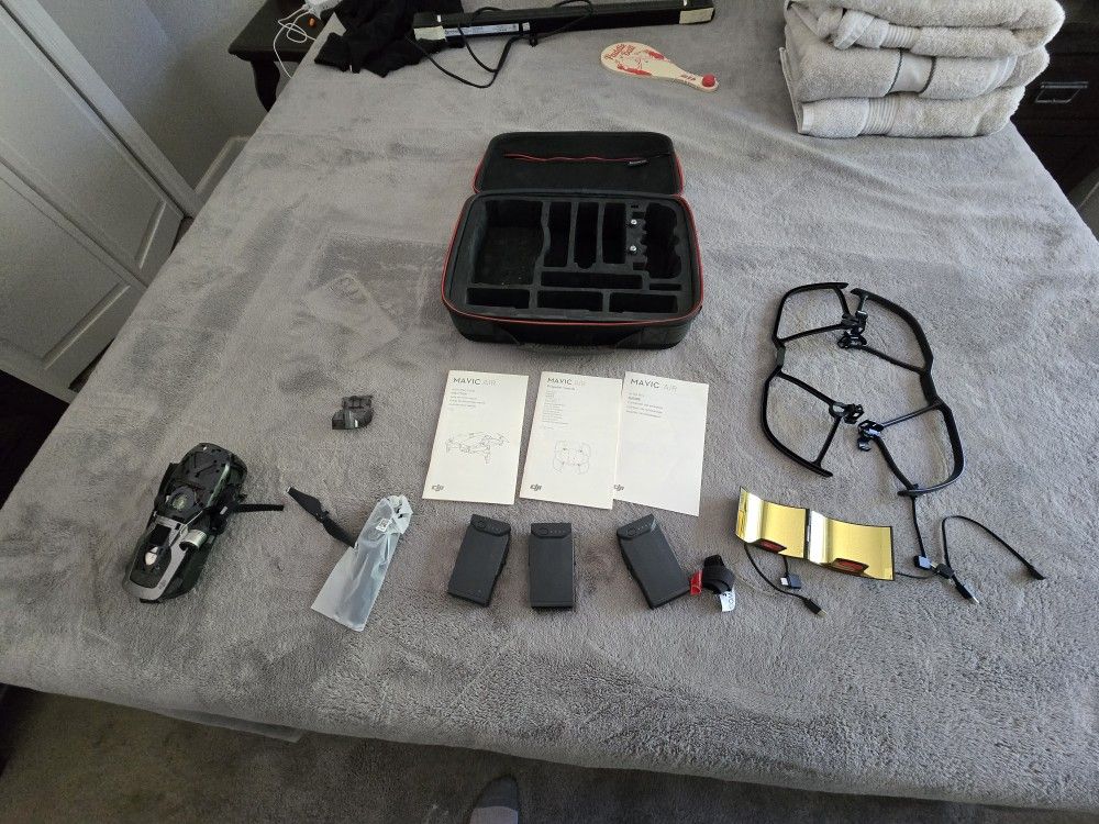 Damage Mavic Air Drone And 3 Batteries