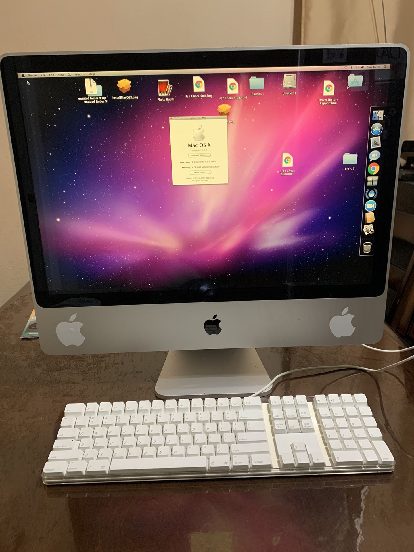Vintage Apple iMac computer