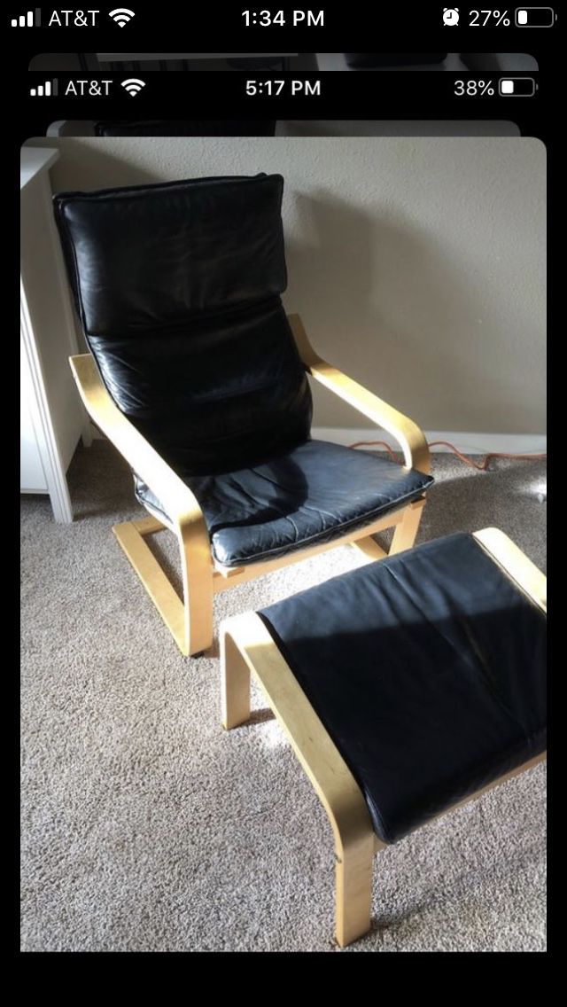 IKEA chair ottoman 2 lot