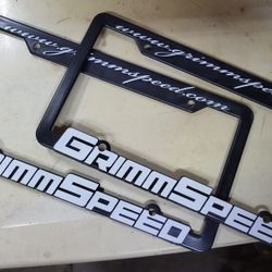 Grimmspeed License Plate Frame