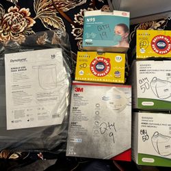 COVID Supplies - Assorted Face Masks and Shields