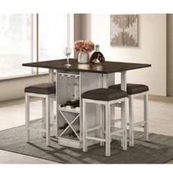 Rustic 5 Pc Dining Set 