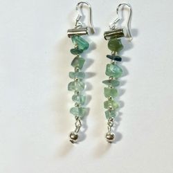 Genuine Ombré Gemstone Earrings