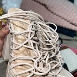 Fashion Nova Lace Up Platform Heels