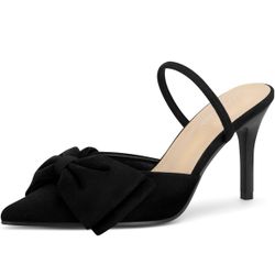 Women’s Black Stiletto Heel Shoes 