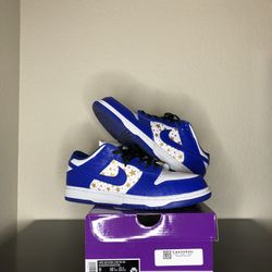 Nike Dunk SB Low Supreme Hyper Royal Stars Sz. 9