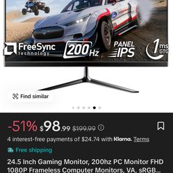 200hz Gaming Monitor 