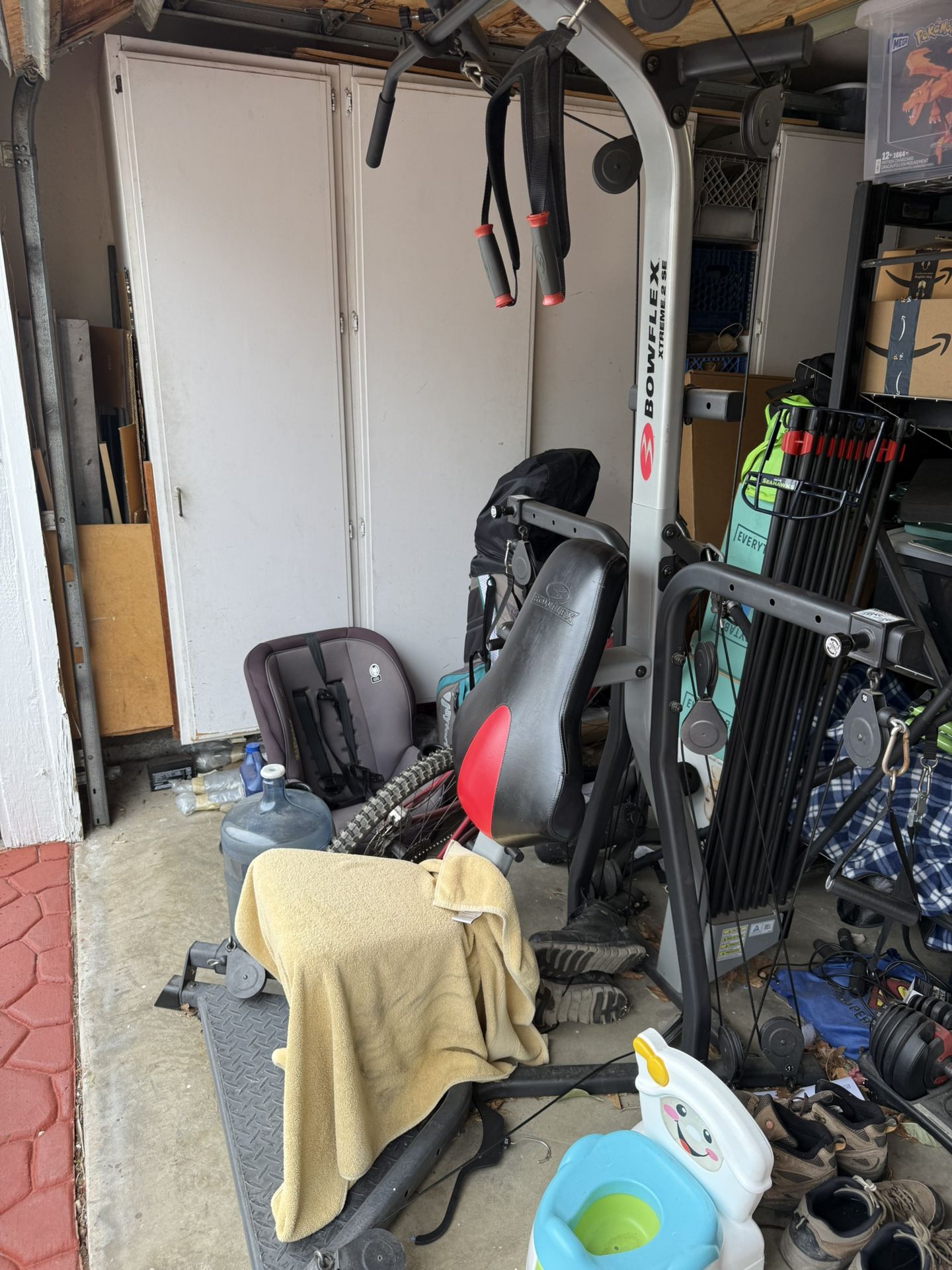 Bowflex Exercise Machine Has Add Ons.