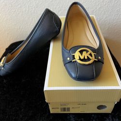 Navy Blue Michael Kors Moccasins