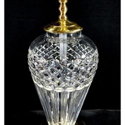 Waterford Bellini Large Crystal Table Lamp - Brand New Old Stock - Truly Mint!